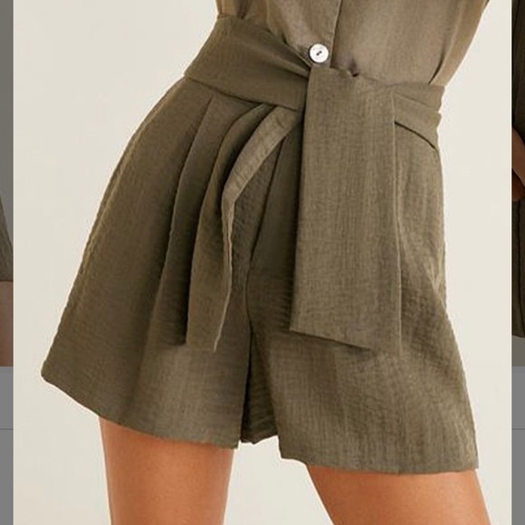 Tie-Waist Shorts - Picture 1 of 3